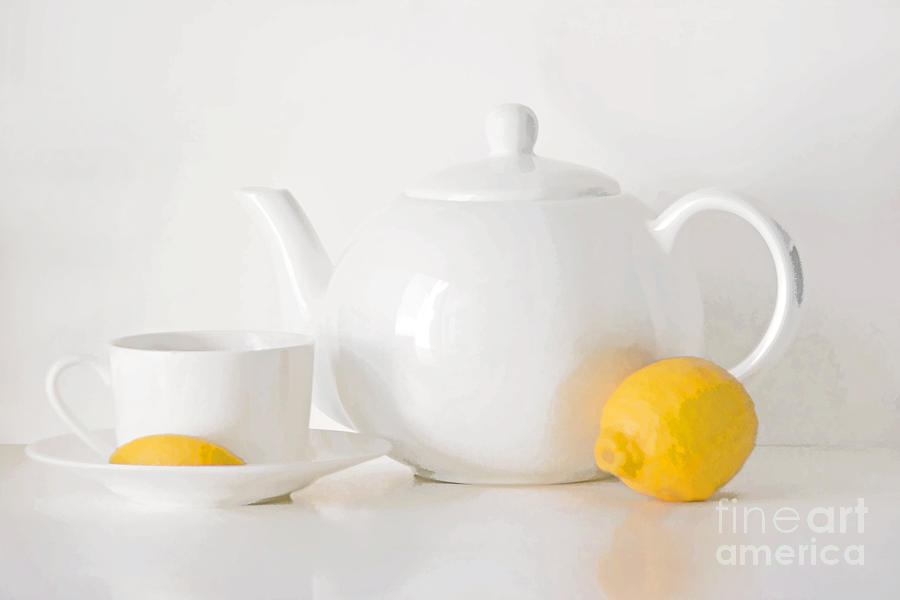 Tea Time - A Study in White Photograph by Regina Geoghan