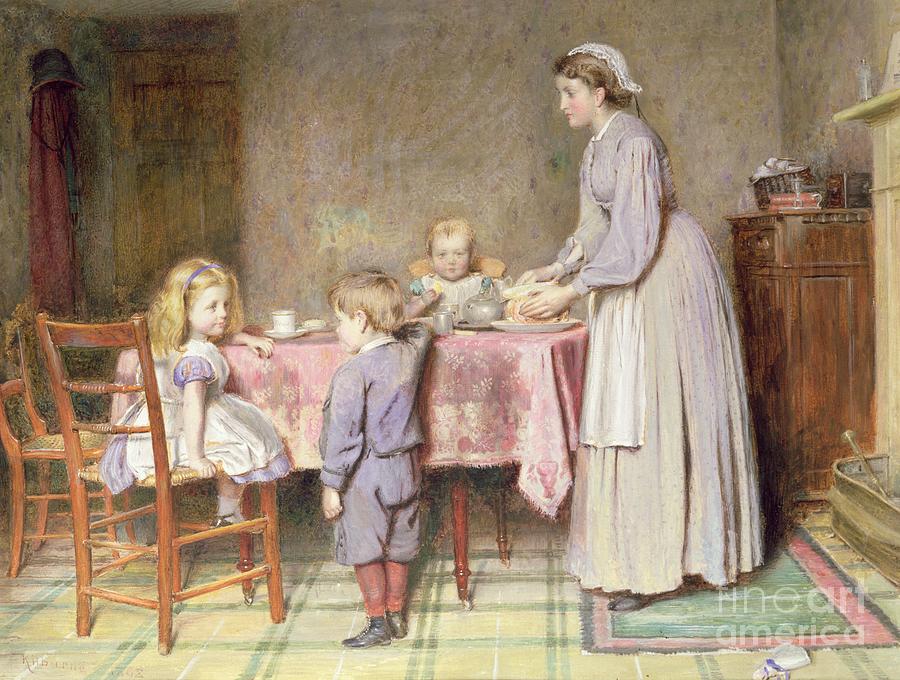 Tea Painting - Tea Time by George Kilburne