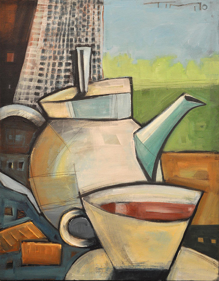 Tea Time Painting by Tim Nyberg