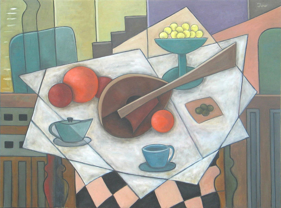 Tea Time Painting by Trish Toro