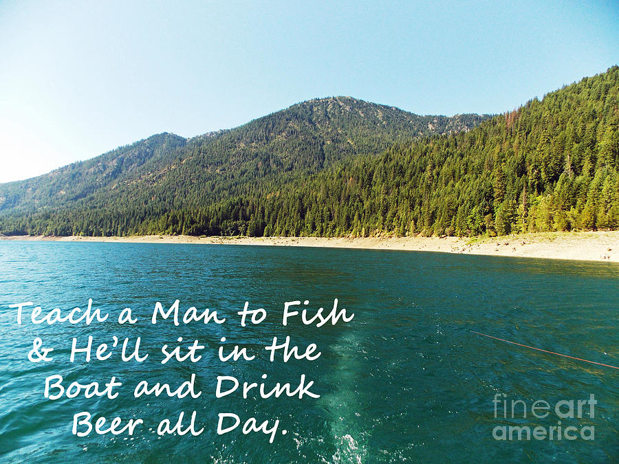 Teach a man to fish... Photograph by Bob Johnson