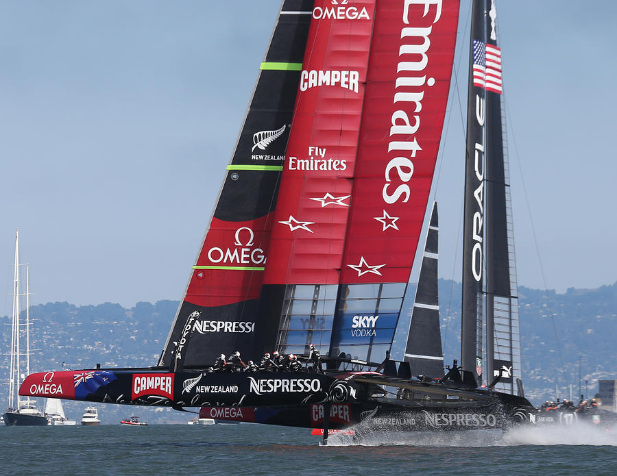 Team New Zealand Americas Cup Photograph by Steven Lapkin