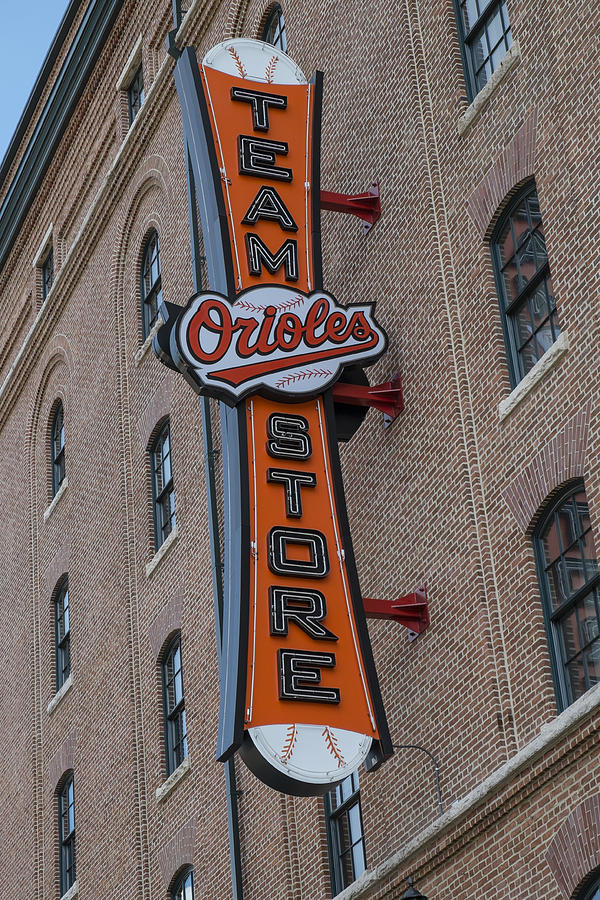 Team Orioles Store Sign Photograph by Susan Candelario