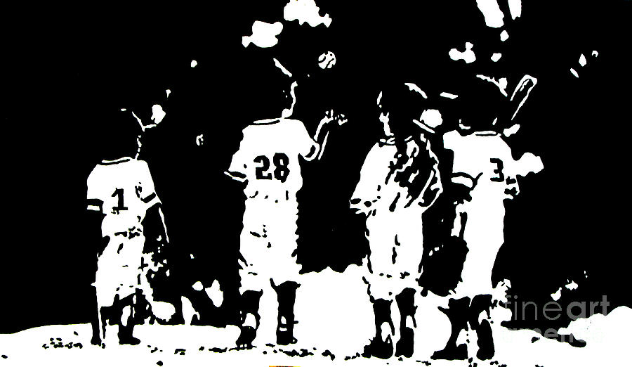 Teamwork Painting by Rob Monte Fine Art America