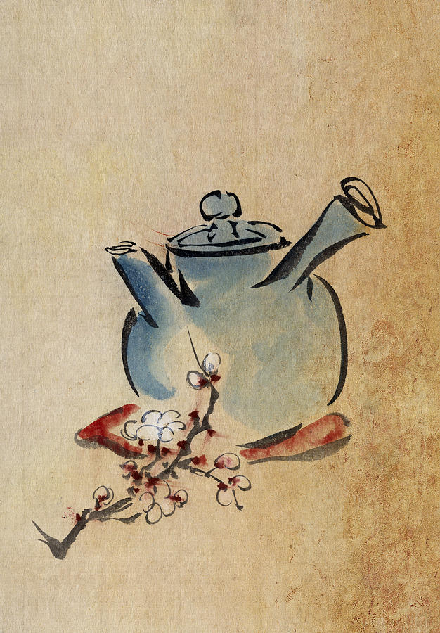 Tea Digital Art - Teapot by Aged Pixel