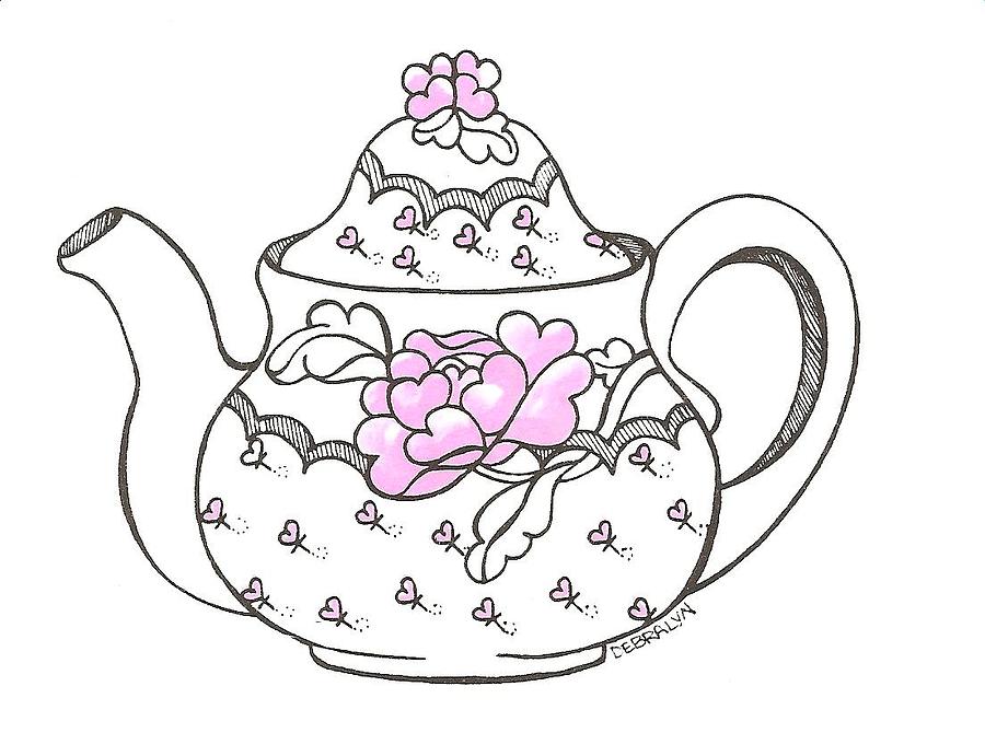 Teapot Drawing - How To Draw A Teapot Step By Step