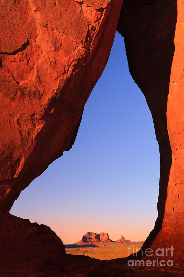 Teardrop Arch in Monument Valley Photograph by Henk Meijer Photography