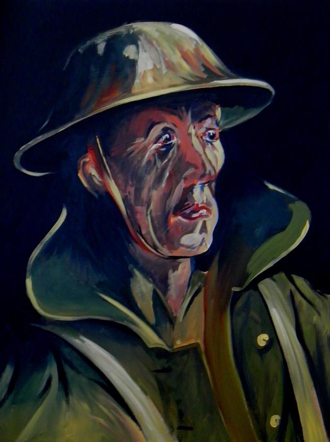 Tears of War Painting by Terence R Rogers