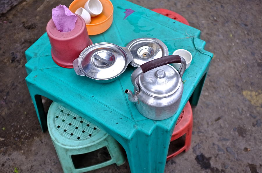 Teatime in Yangon Photograph by James Muecke - Pixels