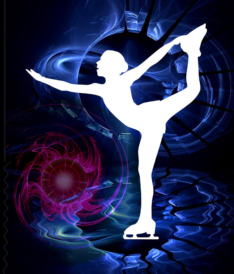 the ice skater painting