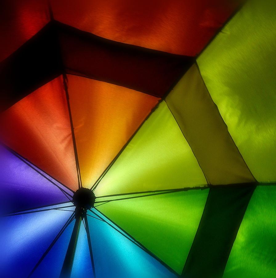 Technicolor Umbrella Photograph by Mark Fuller