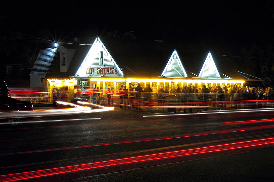 St. Louis Photograph - Ted Drewes Action by Scott Rackers