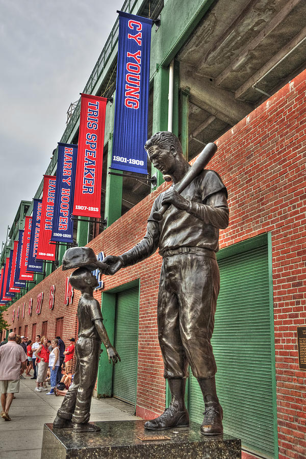 Ted Williams Statue at Fenway Park Photograph by Joann Vitali