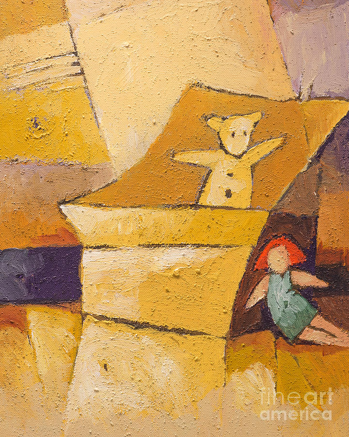 Teddy and Doll Painting by Lutz Baar