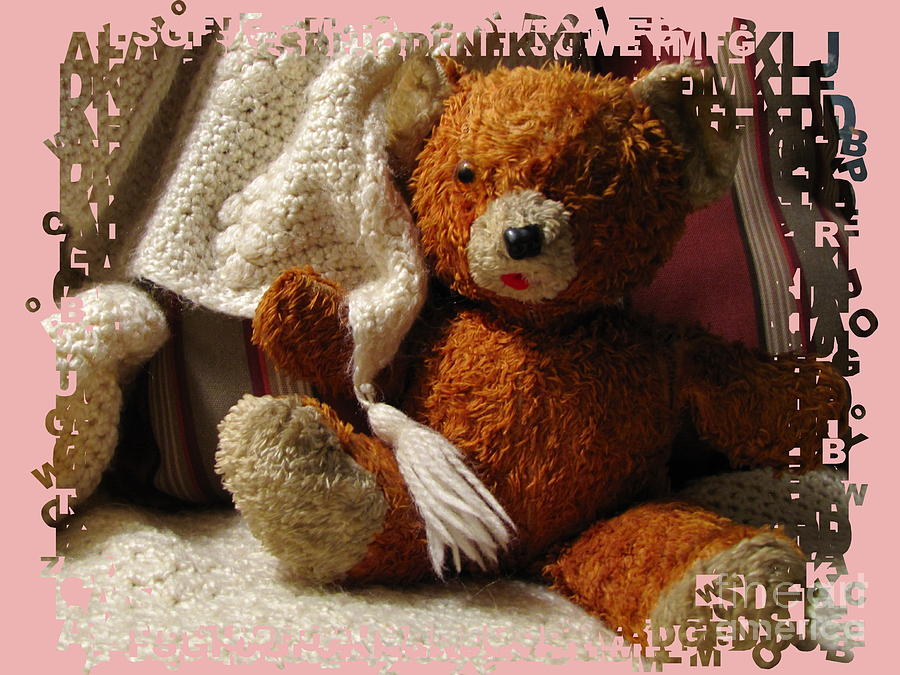 Teddy In Pink Photograph by Marilyn Smith