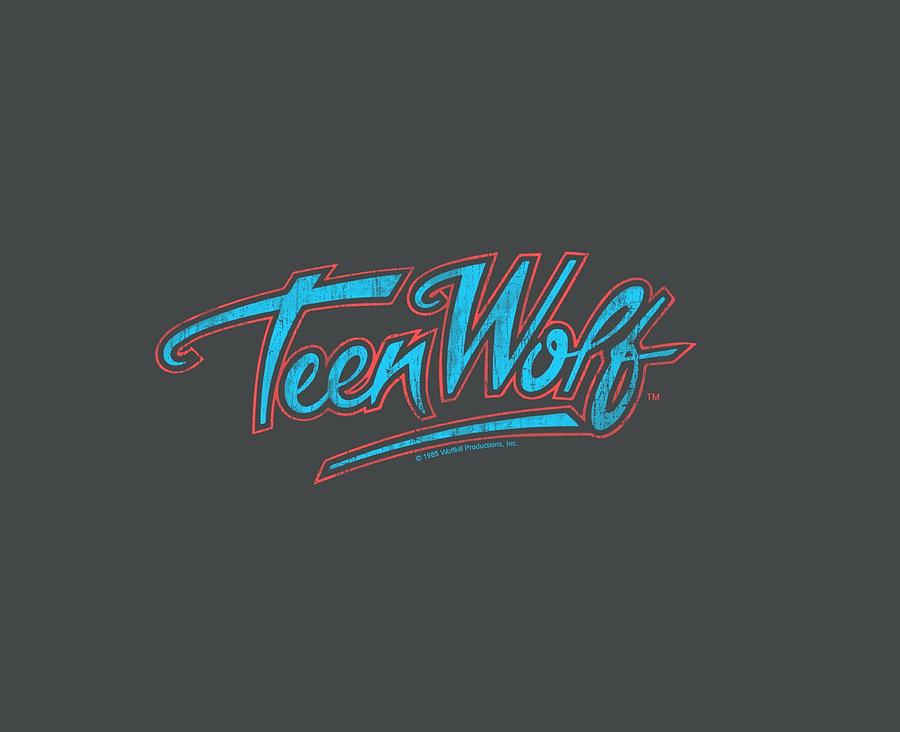 Teen Wolf - Neon Logo Digital Art by Brand A