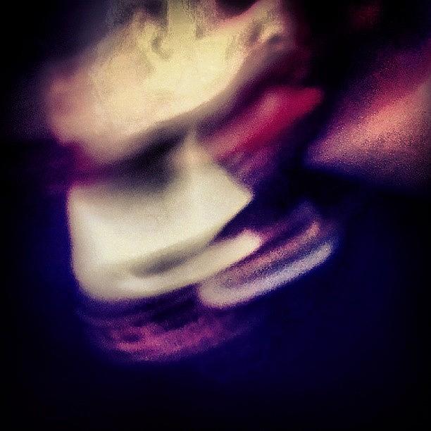 Abstract Photograph - Teevee #blur #tv #bluronpurpose by Lydia Gottardi