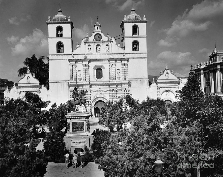 Architecture Photograph - Tegucigalpa Honduras by Granger