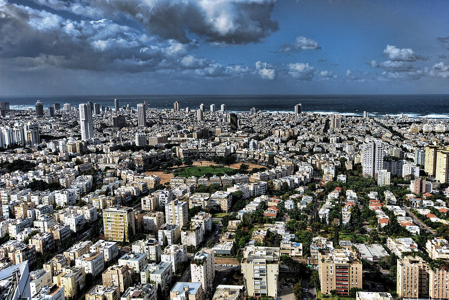 Tel Aviv center Photograph by Ron Shoshani