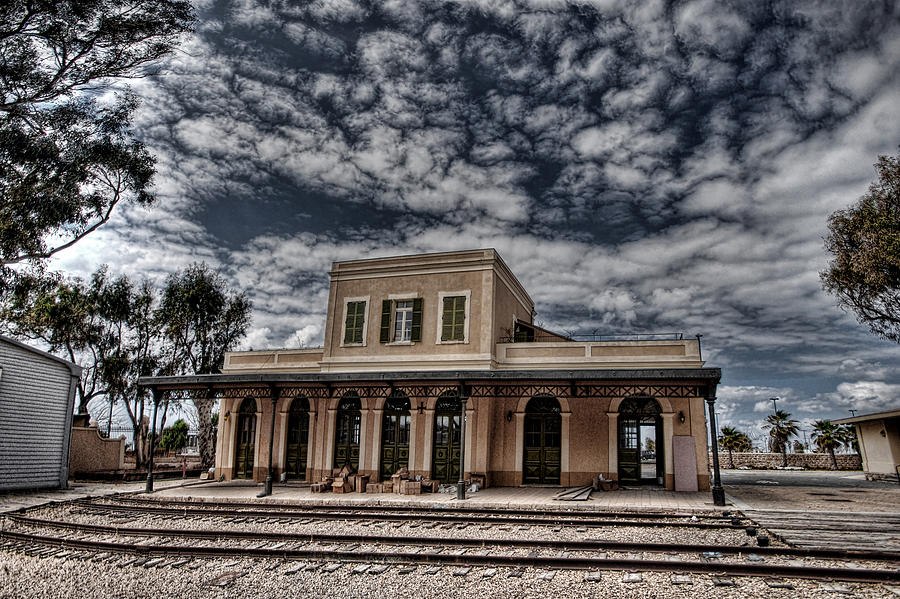 Israel Photograph - Tel Aviv First Railway Station by Ron Shoshani Israel Photograph - Tel Aviv First Railway Station by Ron Shoshani