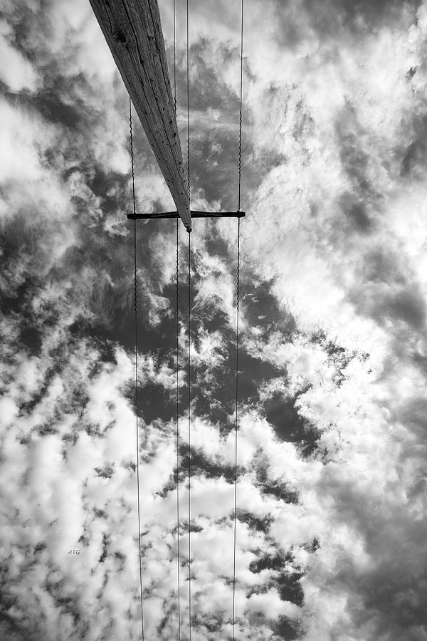 Tele Pole and Sky Photograph by Allan Van Gasbeck