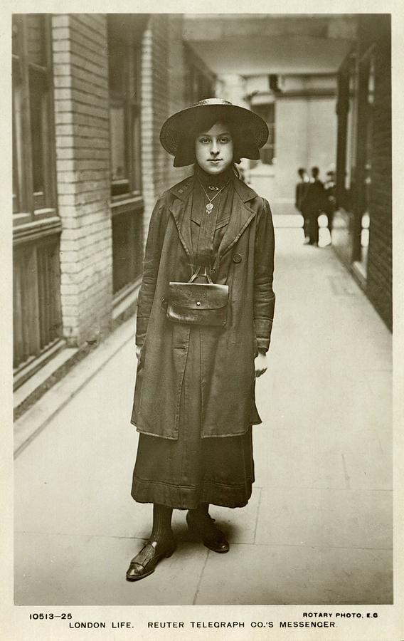 Telegraph Messenger Girl Photograph By Schwimmer-lloyd Collection/new ...