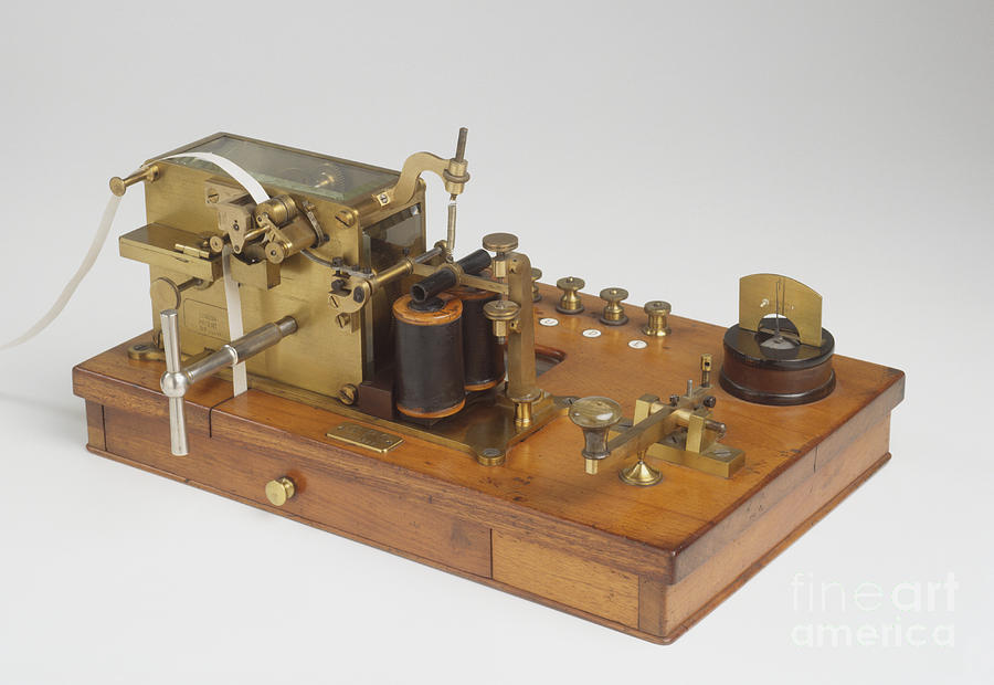Telegraph Receiver Photograph by Clive Streeter / Dorling Kindersley / Science Museum, London