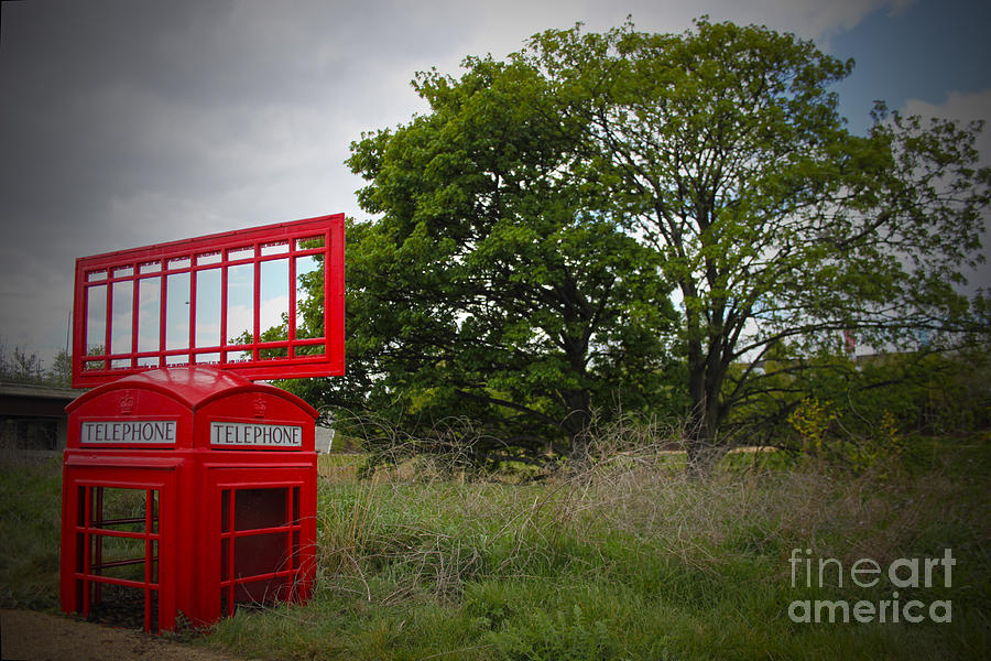 London Photograph - Telephone box Stratford by Roger Lighterness