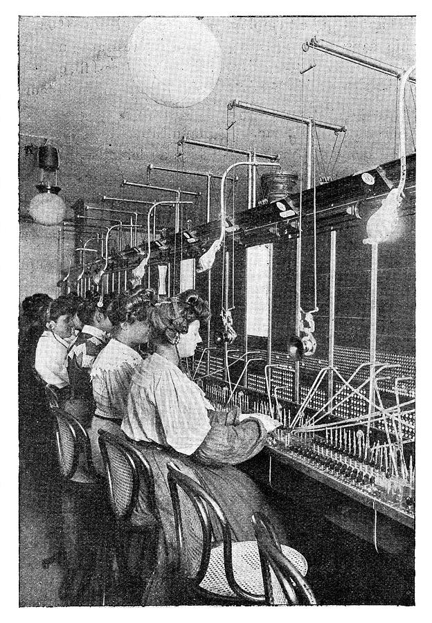 Telephone Operators Photograph by Science Photo Library