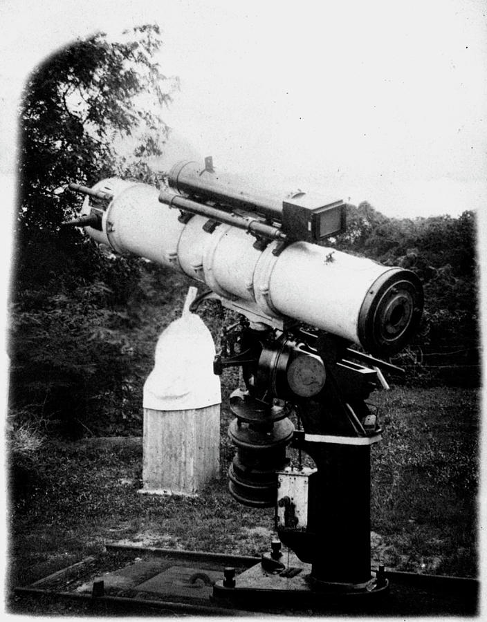 Telescope Photograph - Telescope Of P.b. Molesworth by Royal Astronomical Society/science Photo Library