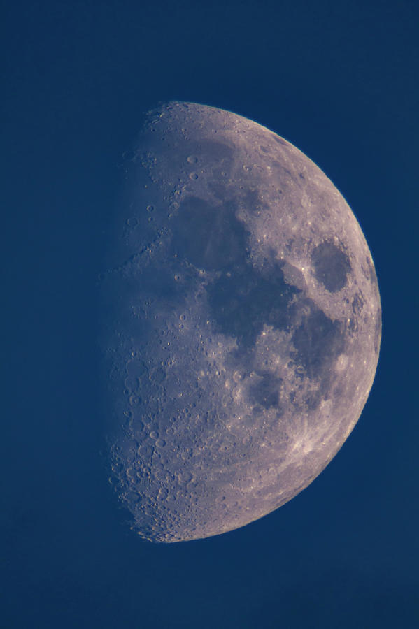 Telescopic Image Of The Moon Photograph By Babak Tafreshi