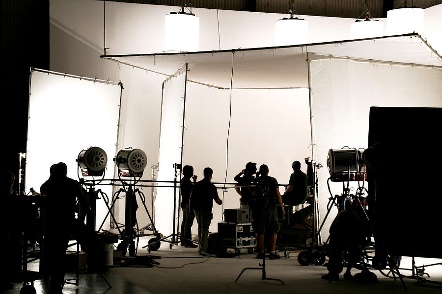Television comercial production set. Photograph by MadCircles