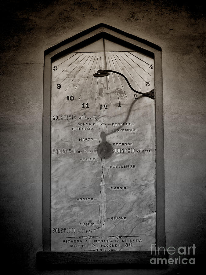 Clock Photograph - Tell the Time by Karen Lindale