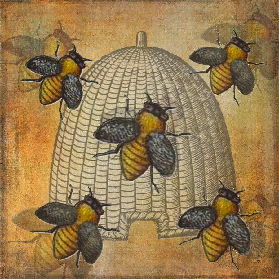 Animal Digital Art - Telling The Bees by Kandy Hurley