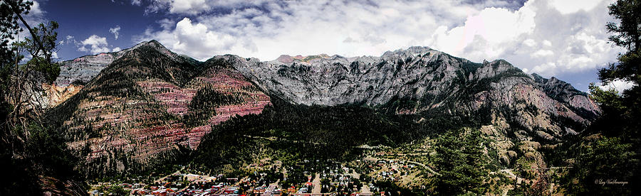 Telluride From the Air Photograph by Lucy VanSwearingen