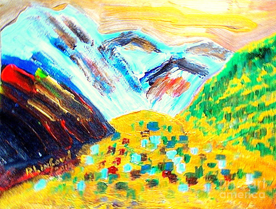 Telluride Summer 1 Painting by Richard W Linford