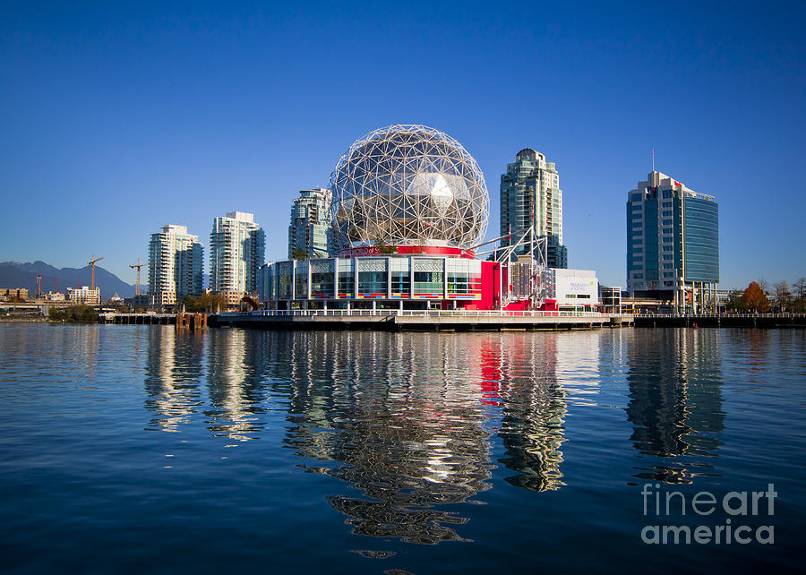 Architecture Photograph - Telus World of Science Vancouver by Chris Dutton