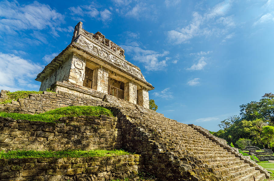 Temple and Blue Sky Photograph by Jess Kraft | Fine Art America