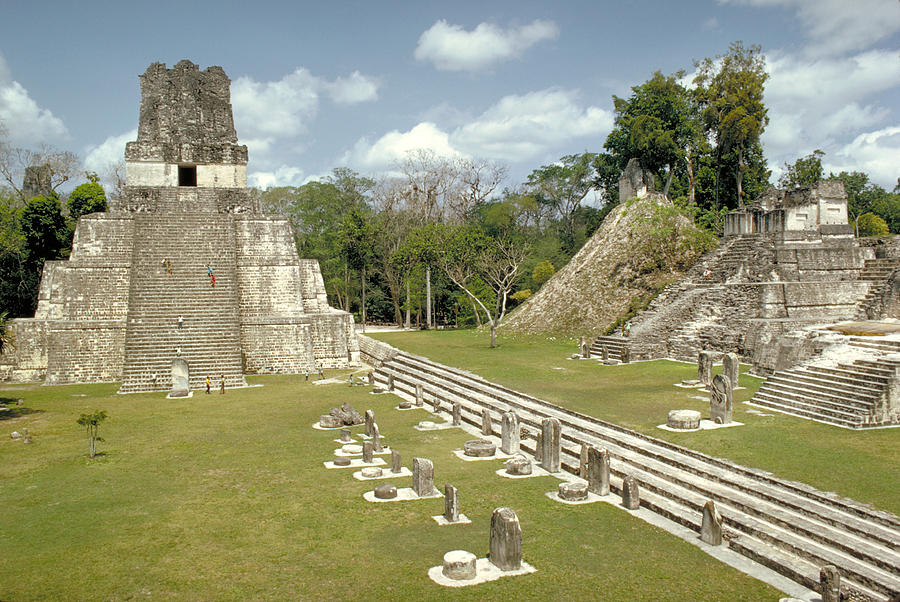 Temple II And Great Plaza Photograph by George Holton