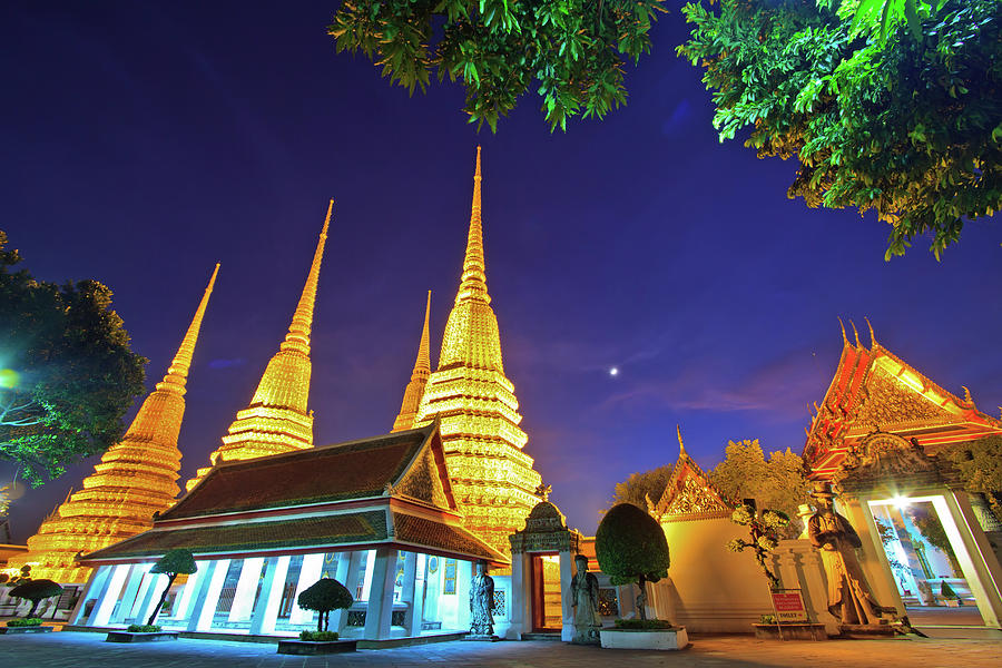 Temple In Bangkok Photograph by Monthon Wa