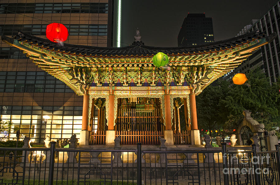 Temple In Central Seoul South Korea Photograph by JM Travel Photography