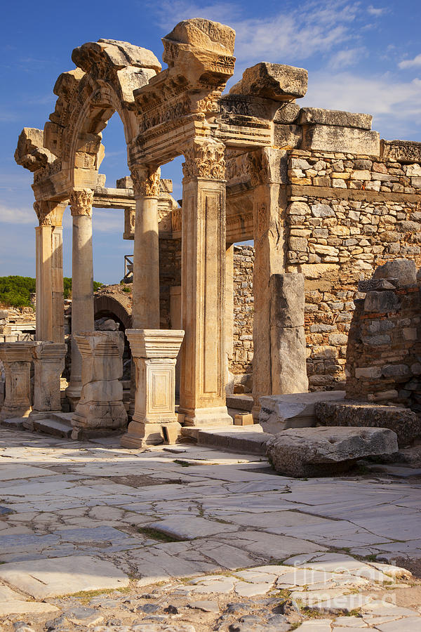 Temple in Ephesus Photograph by Brian Jannsen