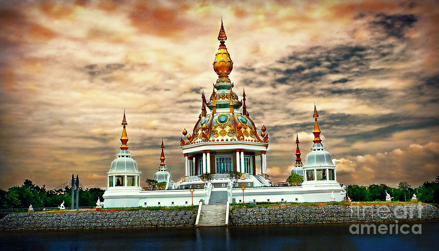 Temple Island. Digital Art
