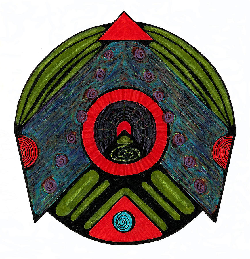Temple Mandala Digital Art by Robens Napolitan Tom Kramer