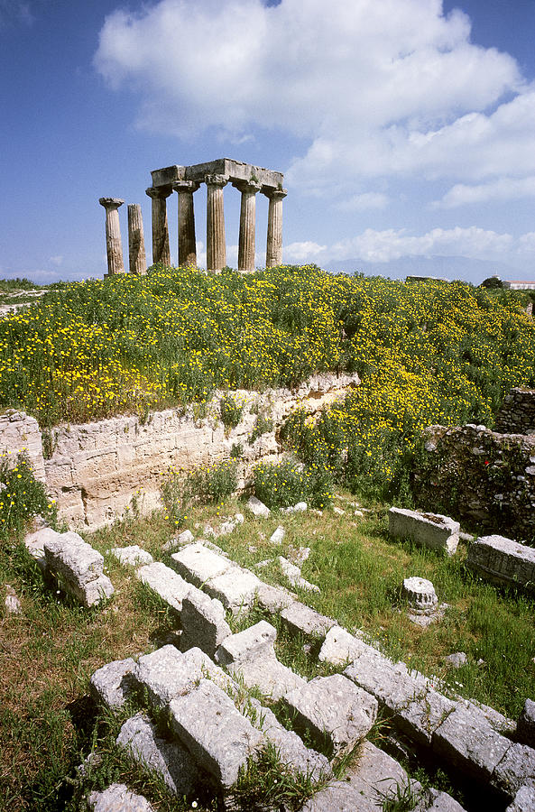 Temple Of Apollo, Greece Photograph by Jack Fields
