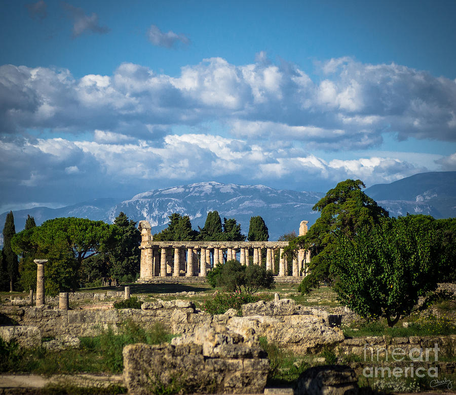 Greek Photograph - Temple of Athena by Prints of Italy