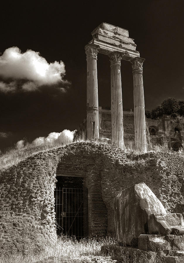 Temple of Castor and Polux Photograph by Michael Kirk