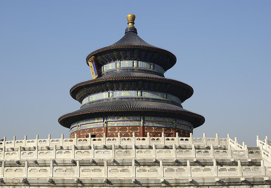Temple of Heaven - Tiantan Park - Beijing China Photograph by Brendan Reals