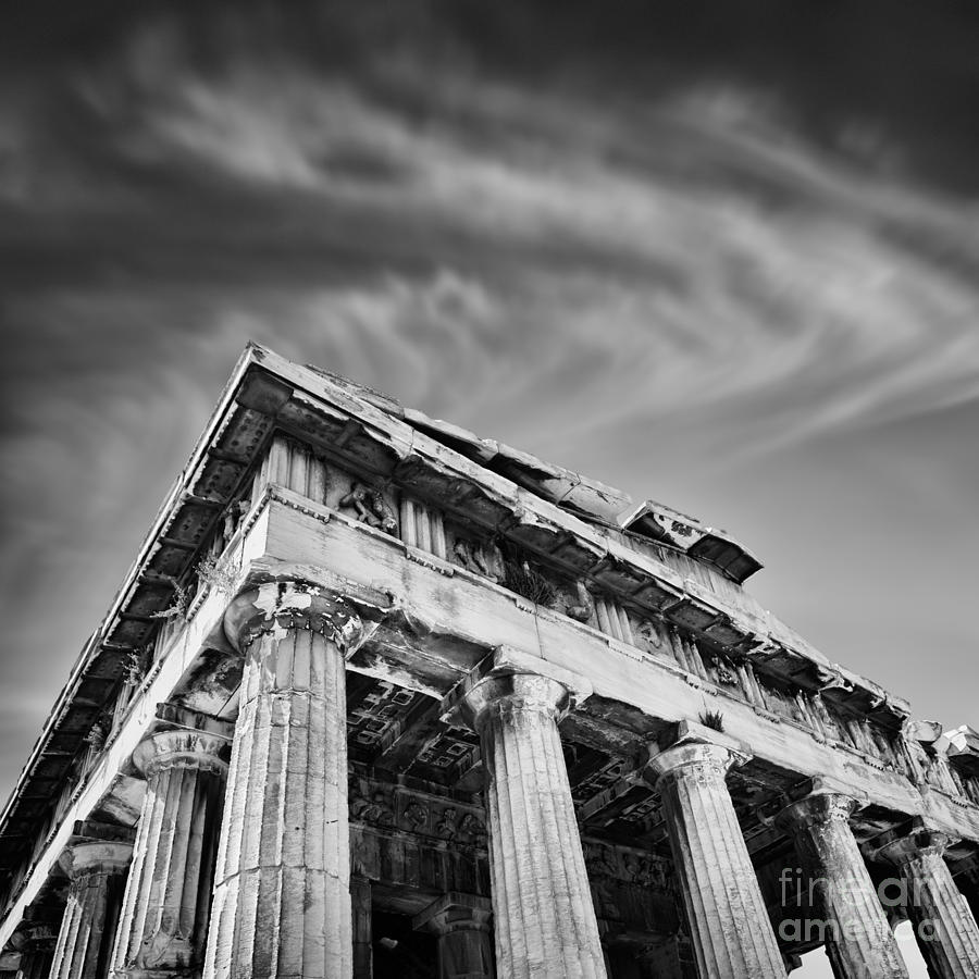 Greek Photograph - Temple of Hephaestus- Athens by Rod McLean