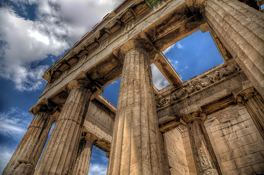 Greek Photograph - Temple of Hephaestus by Micah Goff